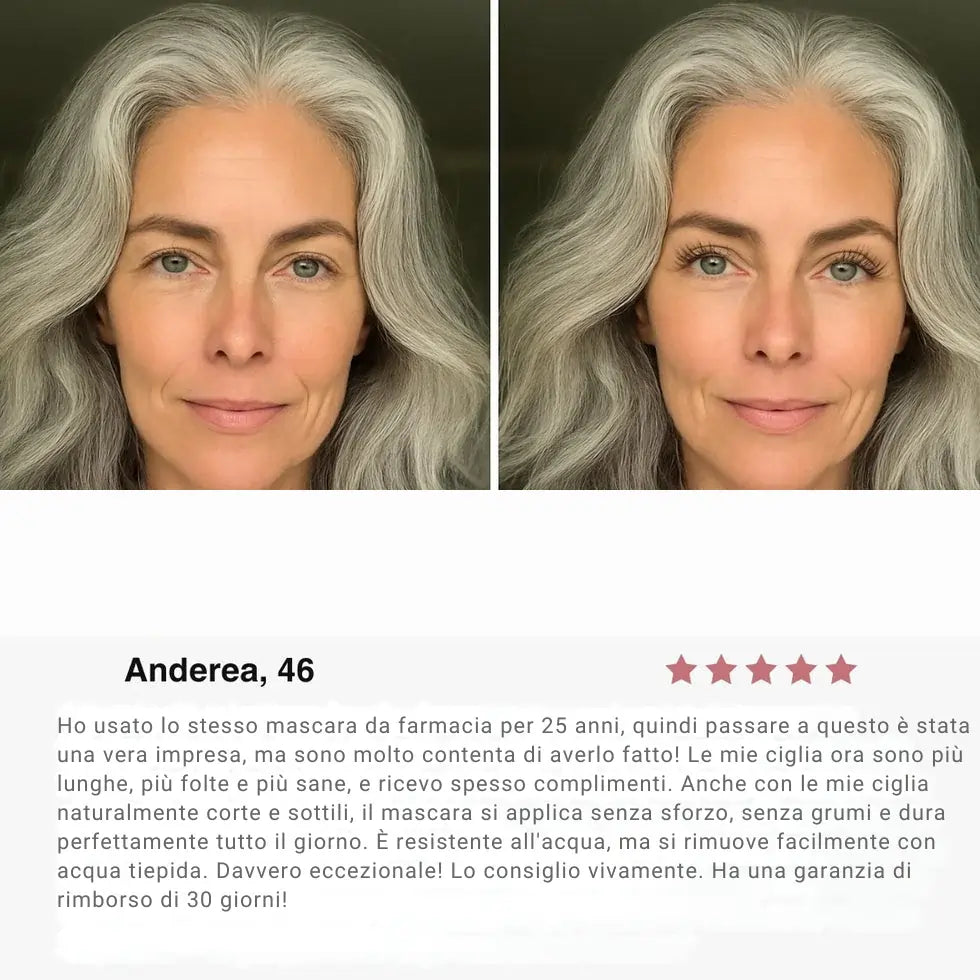 NuraBeauty| Přírodní prodlužující a vyživující řasenka Iron Eye.