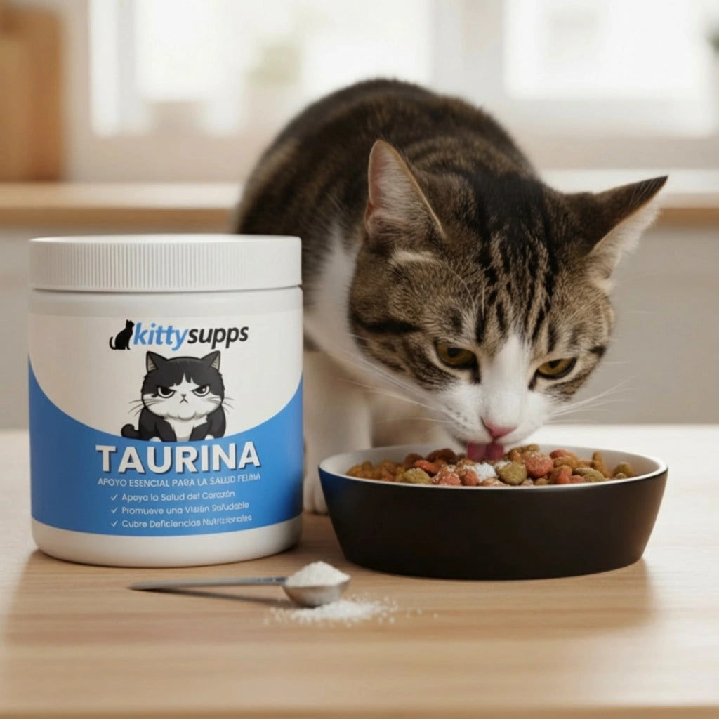 Detenga la deficiencia silenciosa antes de ver los síntomas con el suplemento de taurina KittySupps™
