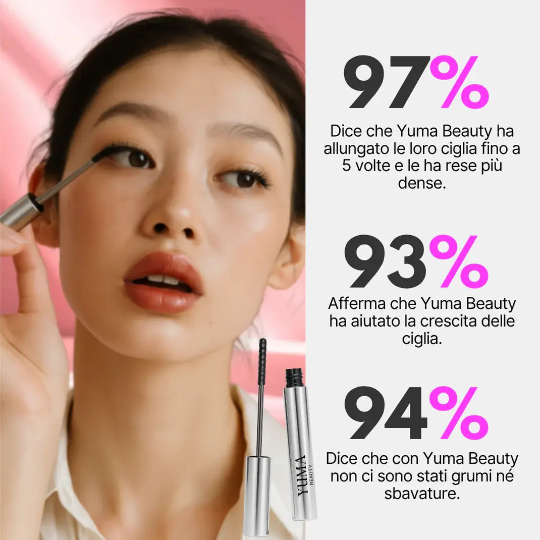 NuraBeauty| Iron  Přírodní prodlužující a vyživující řasenka.
