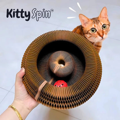 KittySpin™ | Interactive Cat Scratching Post