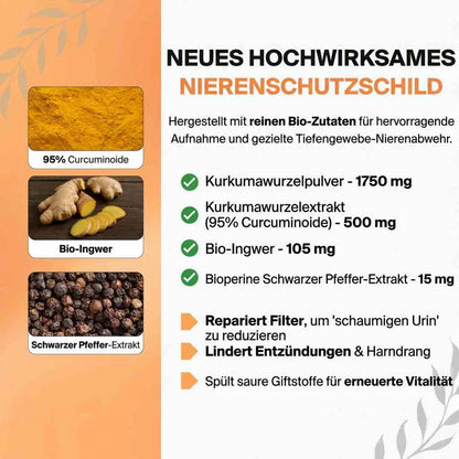 Sanlava Bio-kurkuma 2250 mg | Podporuje zdravou filtraci ledvin a pomáhá vyplavovat zánětlivé usazeniny