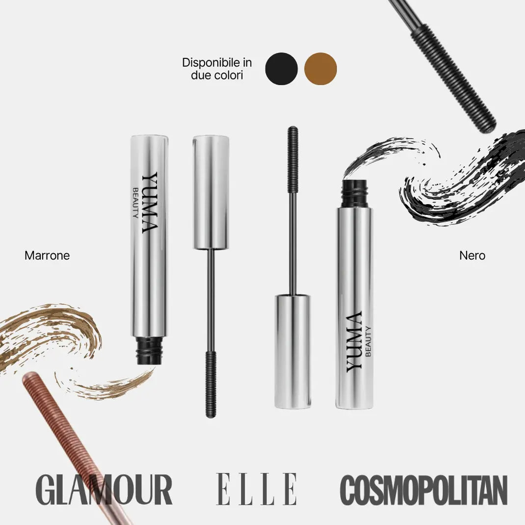 NuraBeauty| Iron  Přírodní prodlužující a vyživující řasenka.