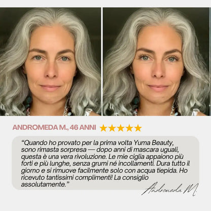 NuraBeauty| Iron  Přírodní prodlužující a vyživující řasenka.