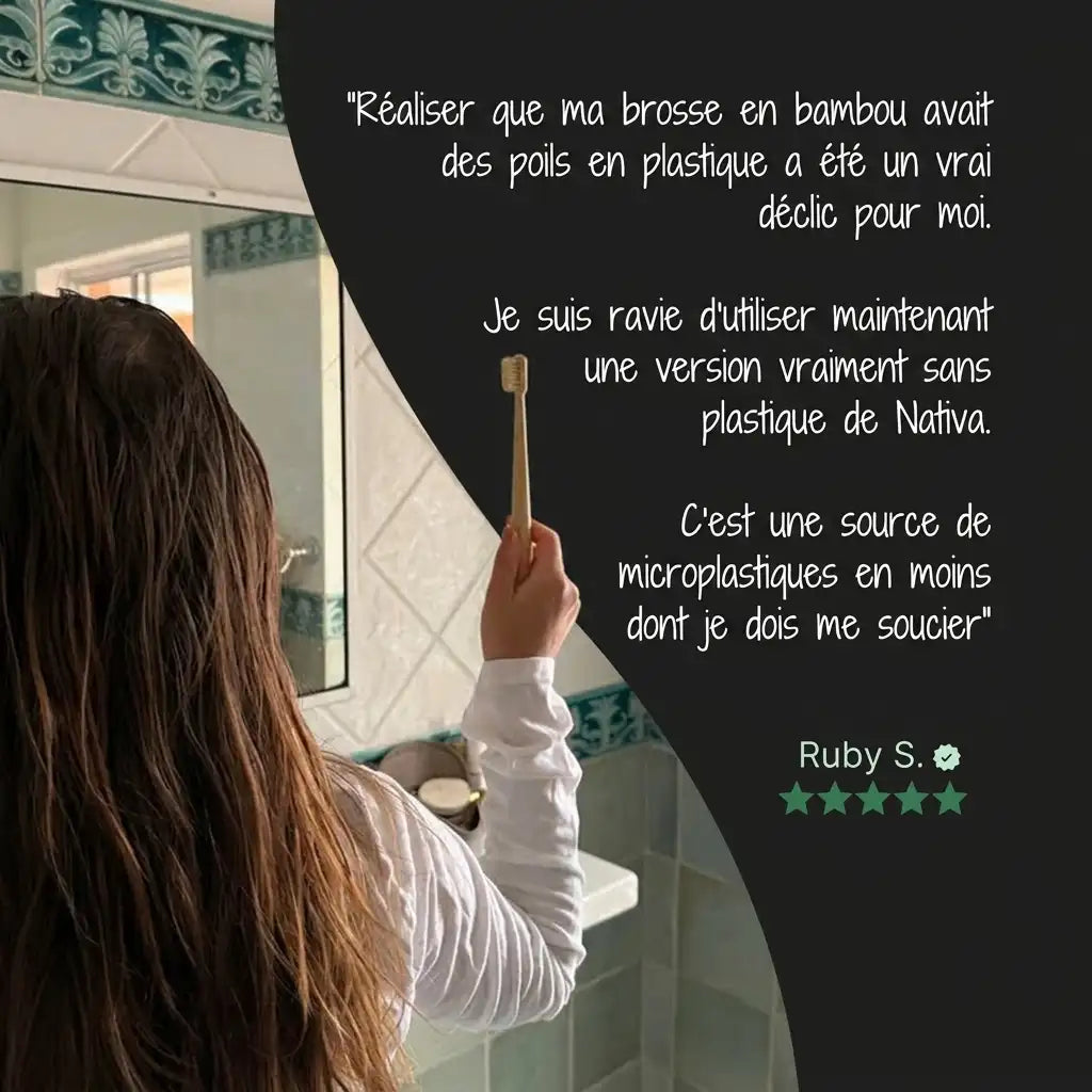 Kartáček na zuby s kančími nebo koňskými štětinami (balení 4 ks)
