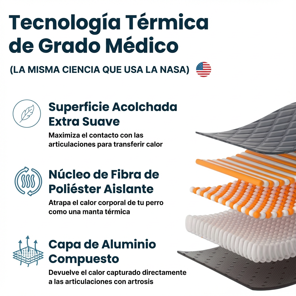 ¡DETENGA LA PÉRDIDA DE CALOR DE LAS ARTICULACIONES: RESTAURE LA MOVILIDAD Y LA COMODIDAD!