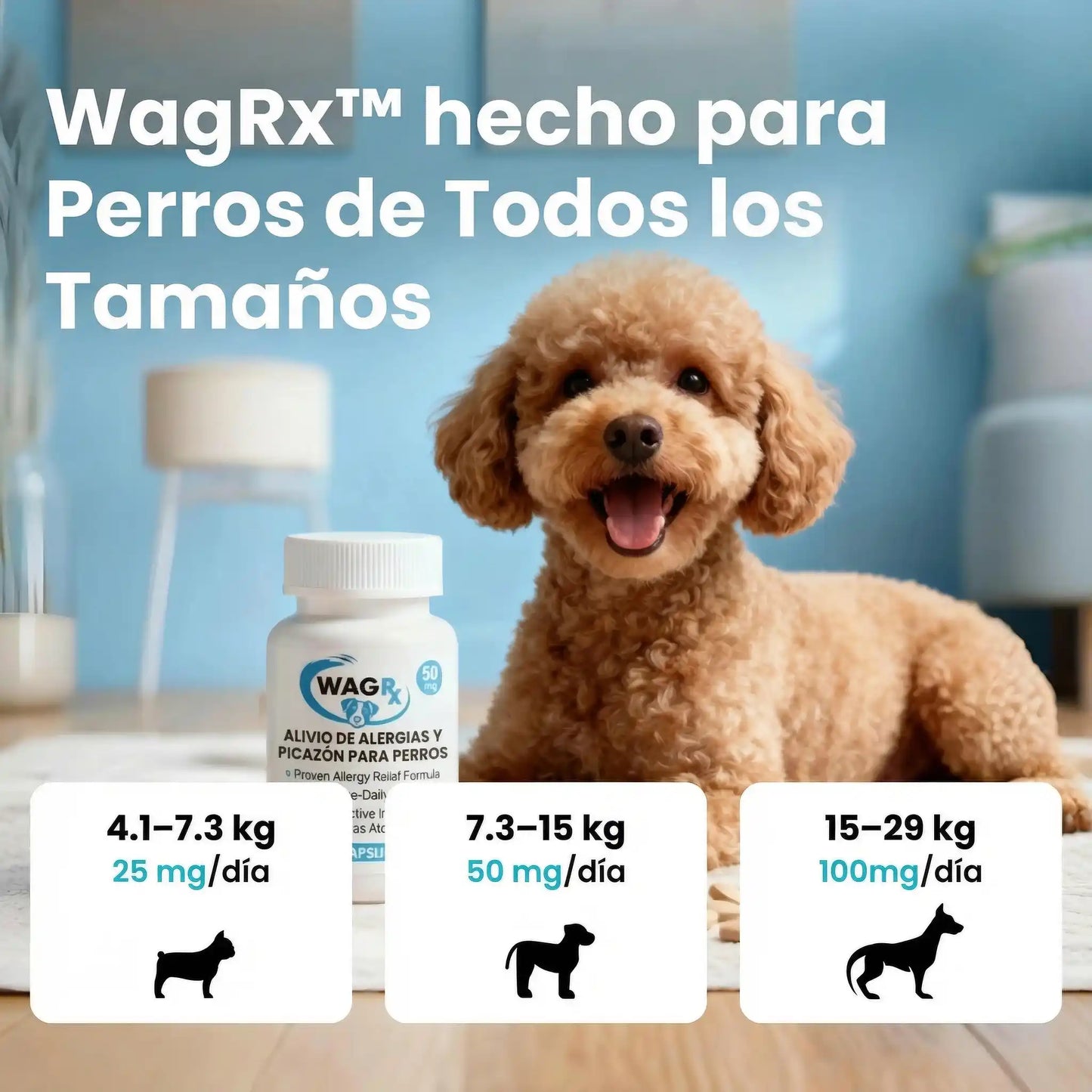 Comprimidos masticables de ciclosporina (WagLabs™) I -54% de descuento hoy
