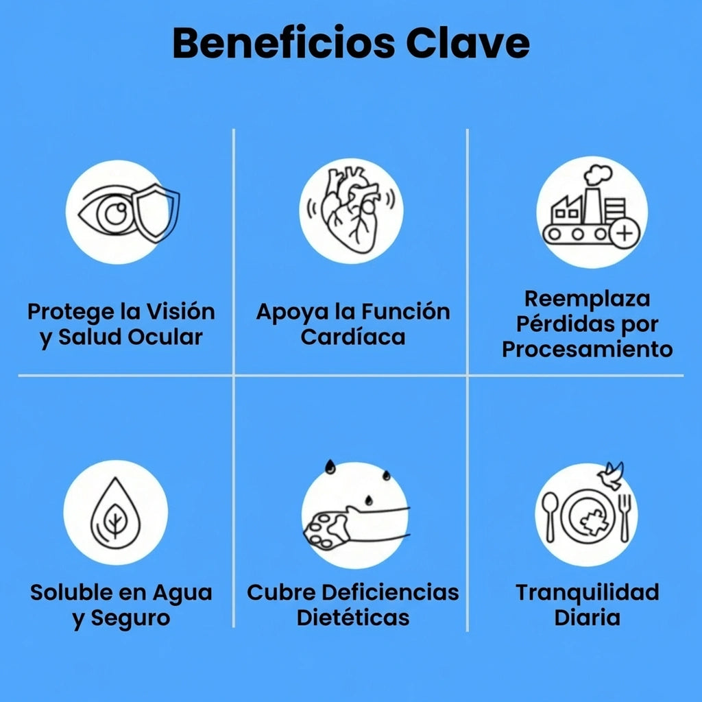 Detenga la deficiencia silenciosa antes de ver los síntomas con el suplemento de taurina KittySupps™