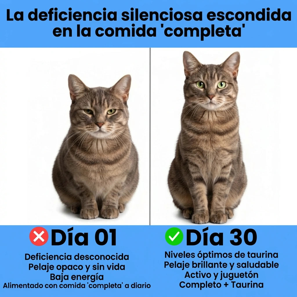 Detenga la deficiencia silenciosa antes de ver los síntomas con el suplemento de taurina KittySupps™