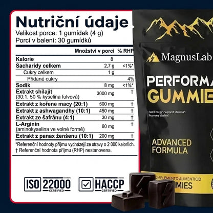MagnusLab Shilajit Gummies – Podpora libida a touhy.